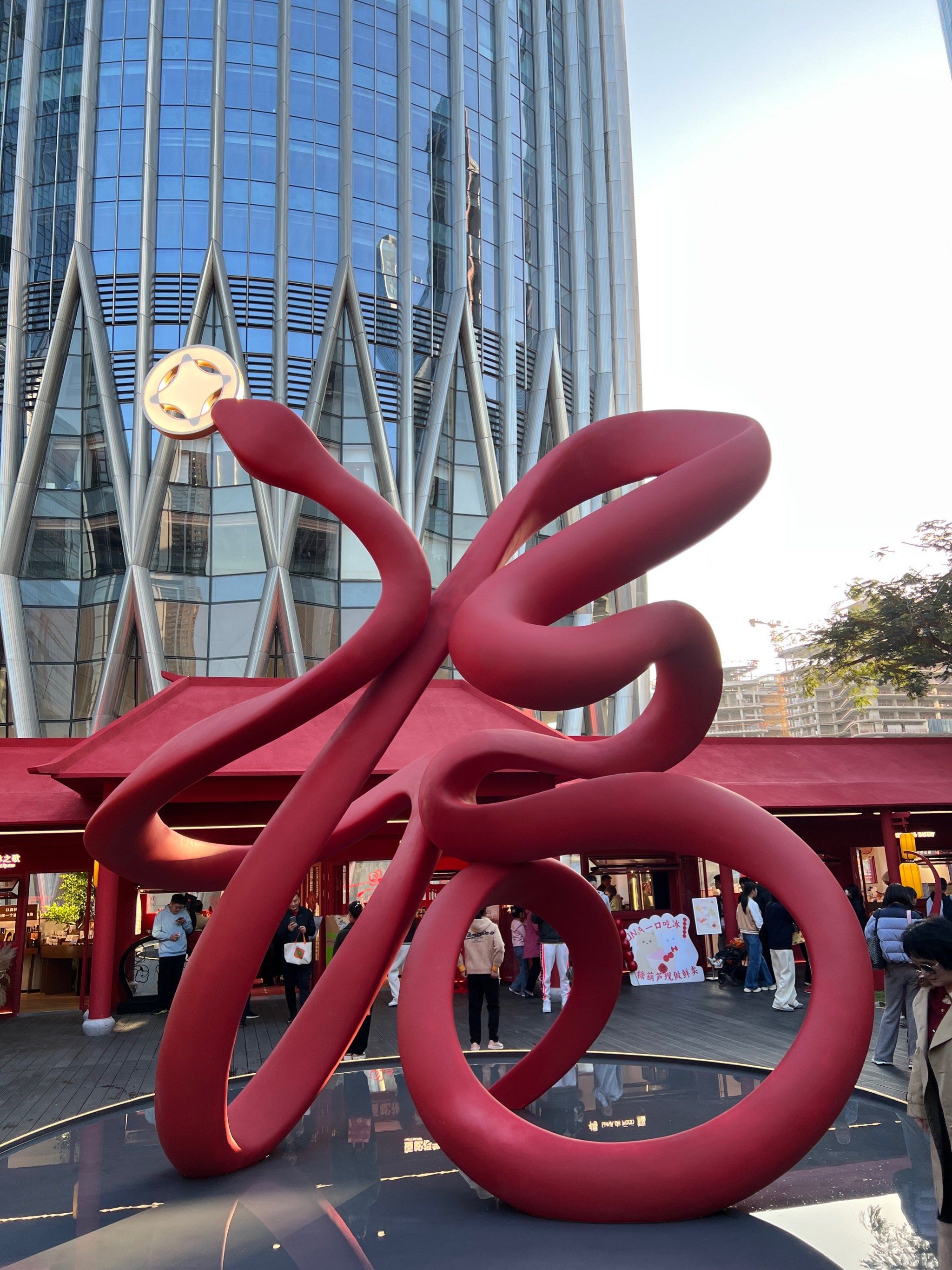 深圳街头～特色中国红,喜气洋洋