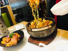 芝士五花肉拌饭-韩宫宴烤肉·料理(宝山万达店)