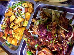 炒鸡架-勃利地摊·勃立小串烧烤