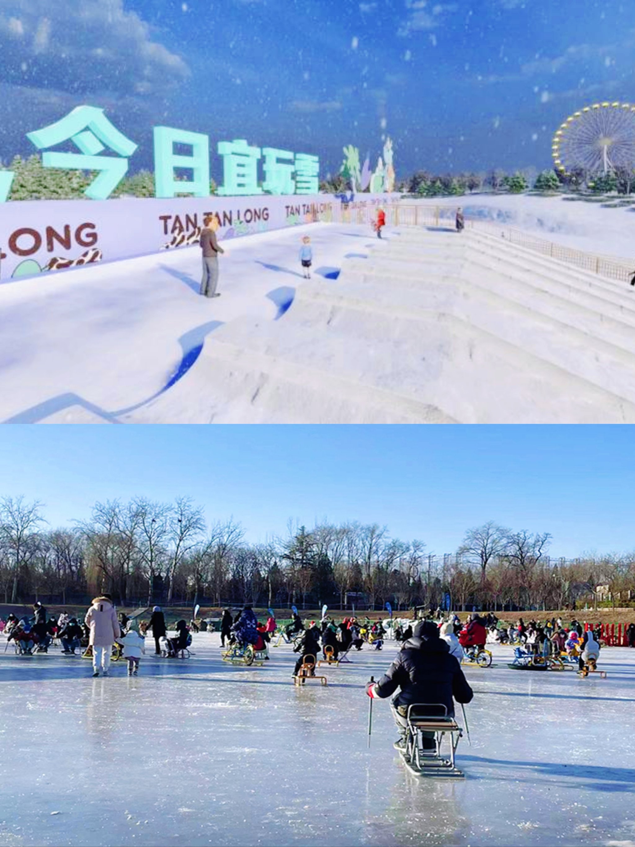 魏都冰雪奇园冰场图片