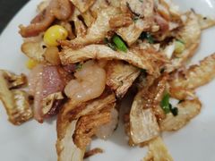 煎笋脯干贝炒虾仁-旧款宁波饭店(华敏世纪广场店)