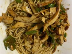 青椒干子肉丝干拌面-高邮面馆(明瓦廊店)