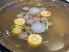 手捶牛肉丸锅底-小牛海记潮汕牛肉店(永定路店)