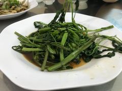 蒜泥空心菜-QQ海鲜餐厅
