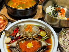 -草家酱蟹炭火烤肉店(珲春南路一店)