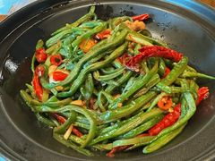干锅五花肉芸豆丝-云海肴·汽锅鸡·云南代表菜(天山百盛优客店)