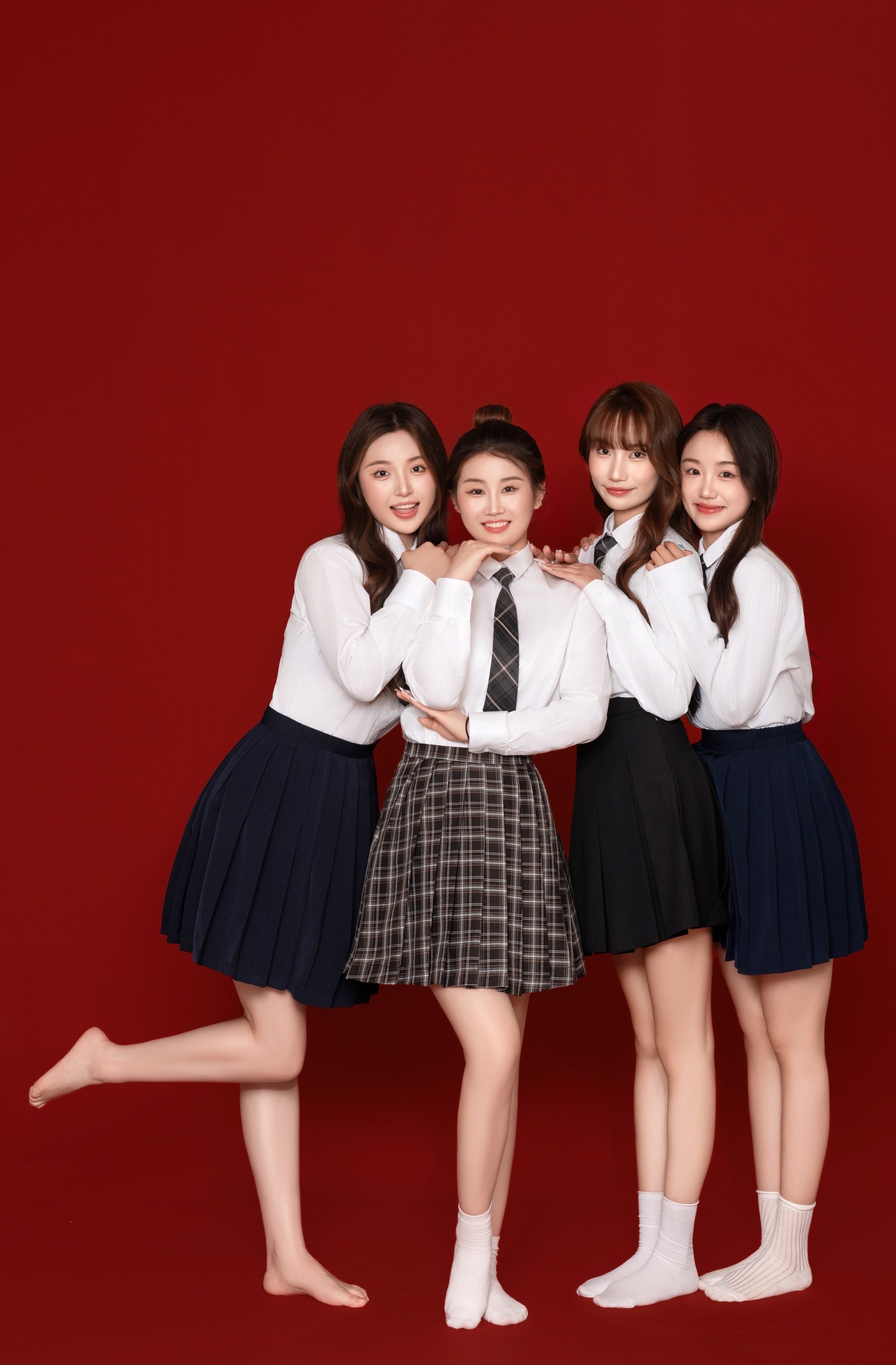 四人闺蜜照,青春不散场👭