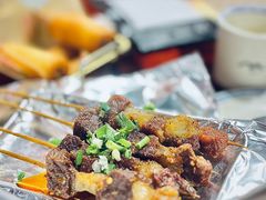 香烤牛肉粒-沙胆彪炭炉牛杂煲(上海日月光广场店)
