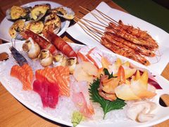 三文鱼拼鲷鱼刺身-松岛日本料理(汾江路店)