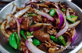 Black Bean Sauce Stir-fried Intestines