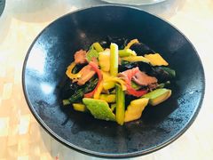 芦笋炒鲍鱼-广州四季酒店·佰鲜汇·现代法餐