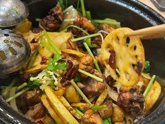 经典香辣鸡煲-清真重庆巴爷香辣鸡煲(南小巷店)