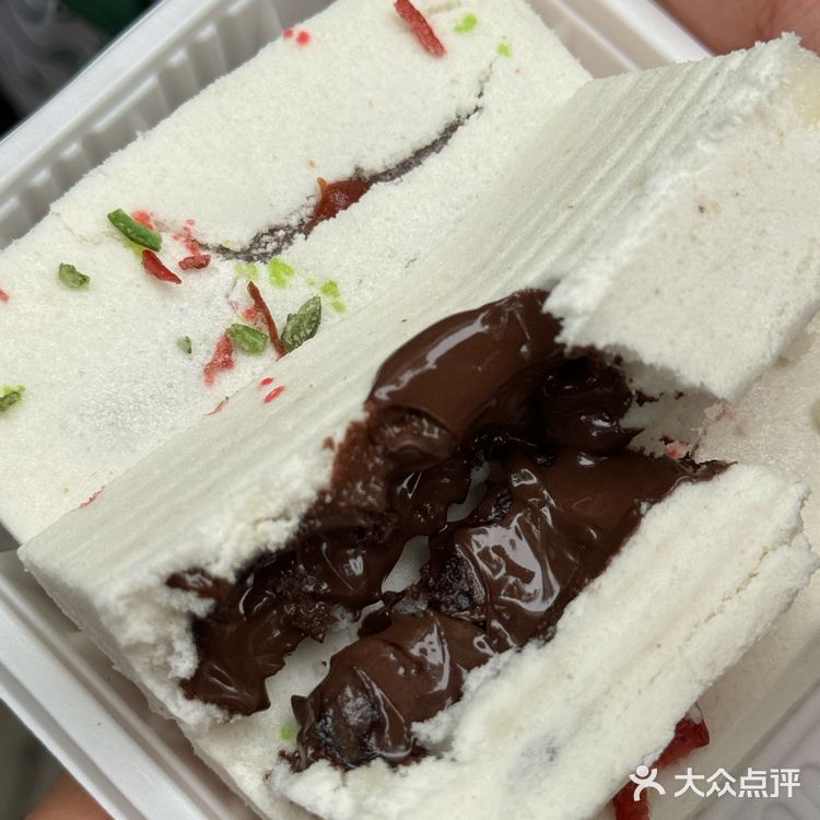 天津！吃到了流心巧克力糕干！！巧门永存！