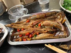 香煎针鱼-涠洲岛香蕉鸡