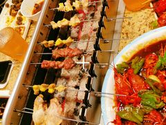 -長壹旋转烤吧 农家鸡火锅