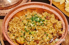 Fresh Boletus Mushroom Fried Rice