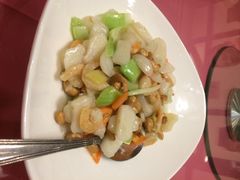 金鈎馬蹄炒腰果-上海老饭店(北京分店)