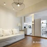 48㎡奇葩户型大变身，一室改两室打造优雅法式风。