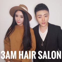 点击看大图 -3AM HAIR SALON染发接发