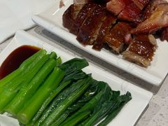 烧鹅叉烧拼盘饭-香港新发烧腊茶餐厅(书城店)