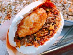 蛋菜夹馍-老马家马蓉蛋菜夹馍·腊牛肉夹馍(回民街店)