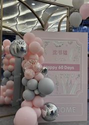 -团子宝宝宴派对百日宴生日布置策划·求婚策划·气球布置别墅民宿