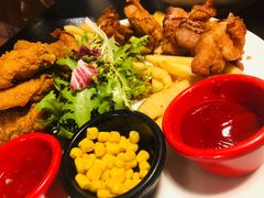 炸鸡拼盘-机器人火炉披萨(爱琴海店)