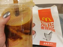 黑糖珍珠奶茶-麦当劳(武昌火车站店)