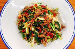 Cucumber Skin Stir-Fried with Beef