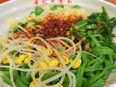 油泼面-手擀菠菜面(西康路店)