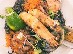 黄金海鲜墨鱼饭-FLOVIE FLORIST CAFE