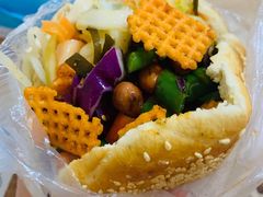 鸡蛋花干夹馍-三兄弟高炉烧饼