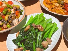 猪油渣炒菜心-水平有限广西米粉·广西风味集(五道口店)