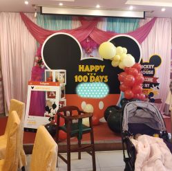 -11 Baby百日宴生日气球创意布置