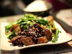 蔬菜杂什拌照烧牛柳粒-阿飛冰室(下沙店)