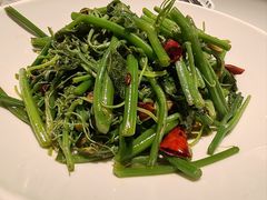 炝炒南瓜苗-花椒笑成都小馆(百脑汇店)
