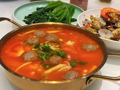 番茄酸汤牛肉丸-润记·广东餐馆(苏州中心店)