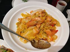 明虾烧菜芯-东莱馋房(陆家嘴店)