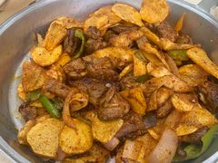 -尕有炕锅烤羊肉