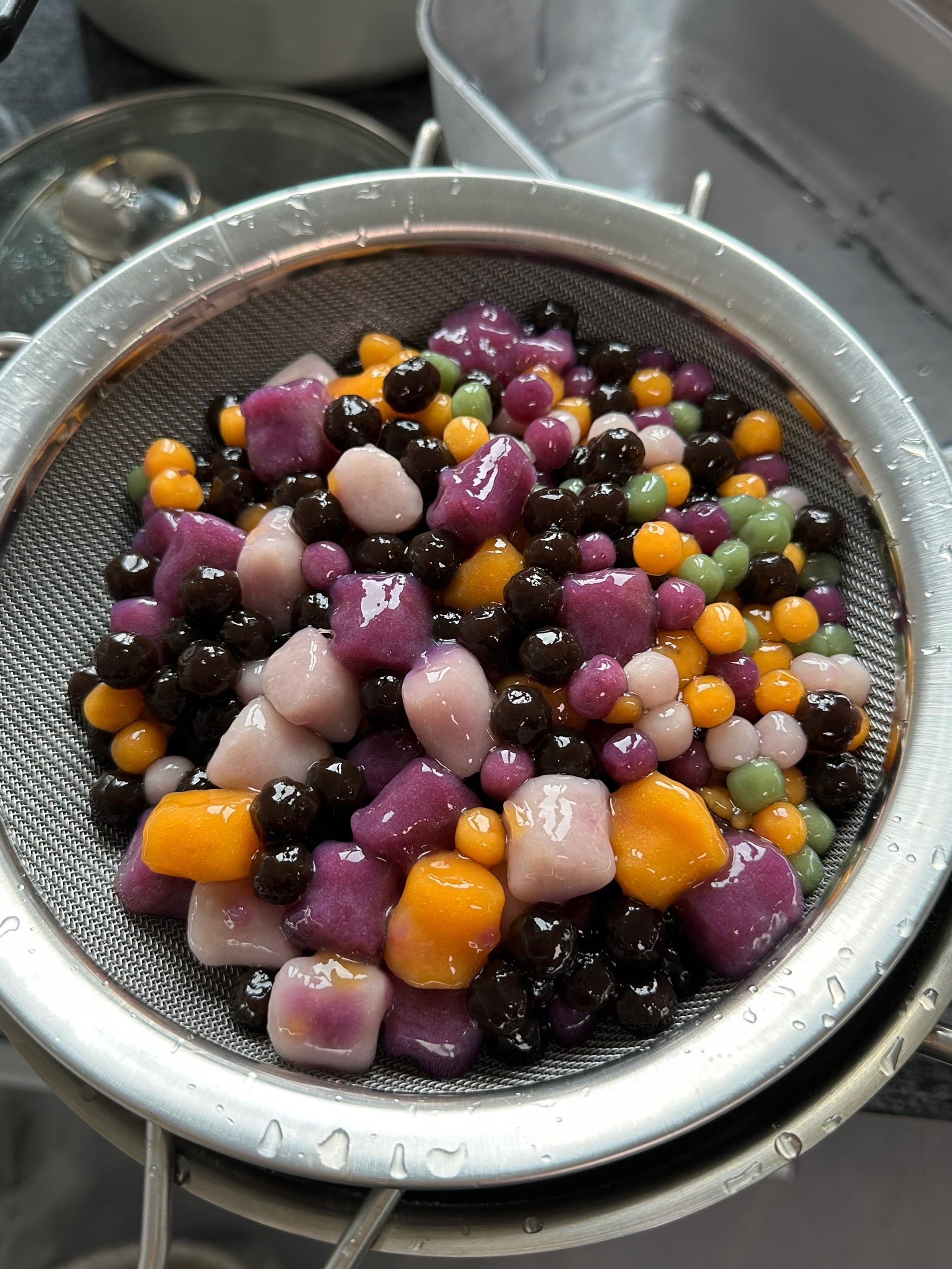 芋圆 奶茶店里都吃起来更加q弹