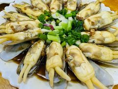 葱油蛏子-温州一家人美食(西木头市店)
