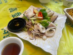 白灼鱿鱼-桥东喜碧海鲜街(水东街店)