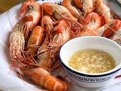 白灼罗氏虾-区海鸡场饭店(石壁店)