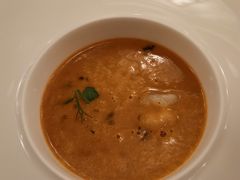 龙虾浓汤扒大虾鳟鱼籽-上海和平饭店华懋阁 Cathay Room