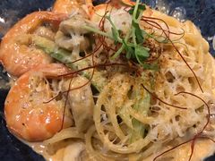 芝士蘑菇鲜虾意大利面-BE BRIGHT KITCHEN(正佳广场店)