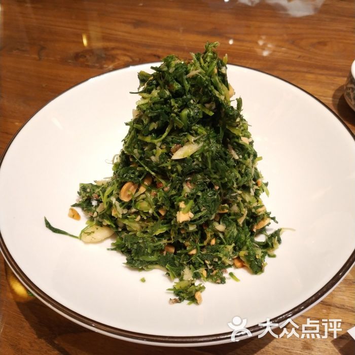 大张烙馍村 地道徐州味(绿地店)荠菜花生米图片 第1张