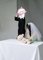 -桃子造型婚纱礼服(凤起广场店)