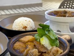 瓦煲蔬菜肉骨茶-三美肉骨茶(柏威年广场店)