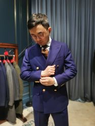 -怒马会 全麻衬西装高级定制