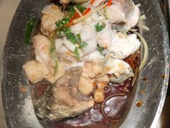 明火烤鲈鱼-绿茶餐厅(西单老佛爷店)